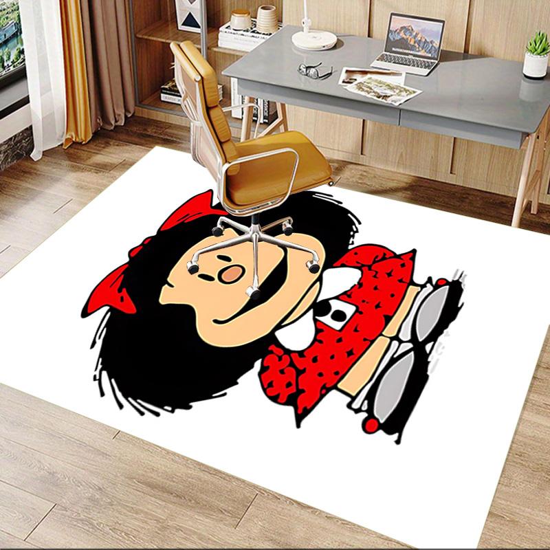 1pc Mafaldas Adventures Carpet for Playroom Bedroom Living Room Sofa Home Decor,kids Game Area Rug Non-slip Floor Mat Y73036