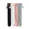 New Kids Girls Bow Long Socks Spring Autumn Cotton Over The Knee High Socks Cute Baby Lolita Stockings