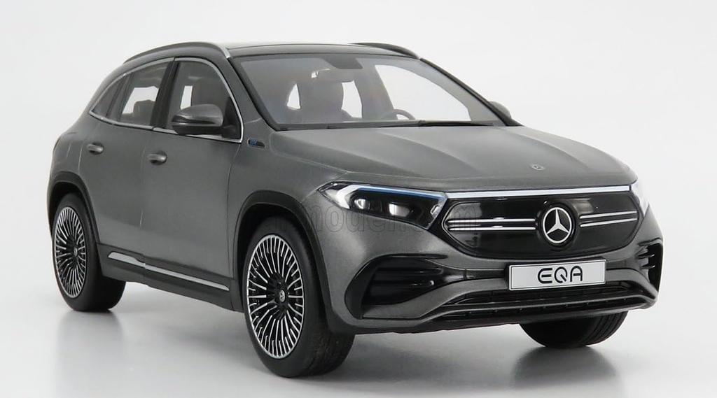 NZG EQA 2021 Scale Diecast Model Car Mercedes-Benz (H243) (Gray) 1/18