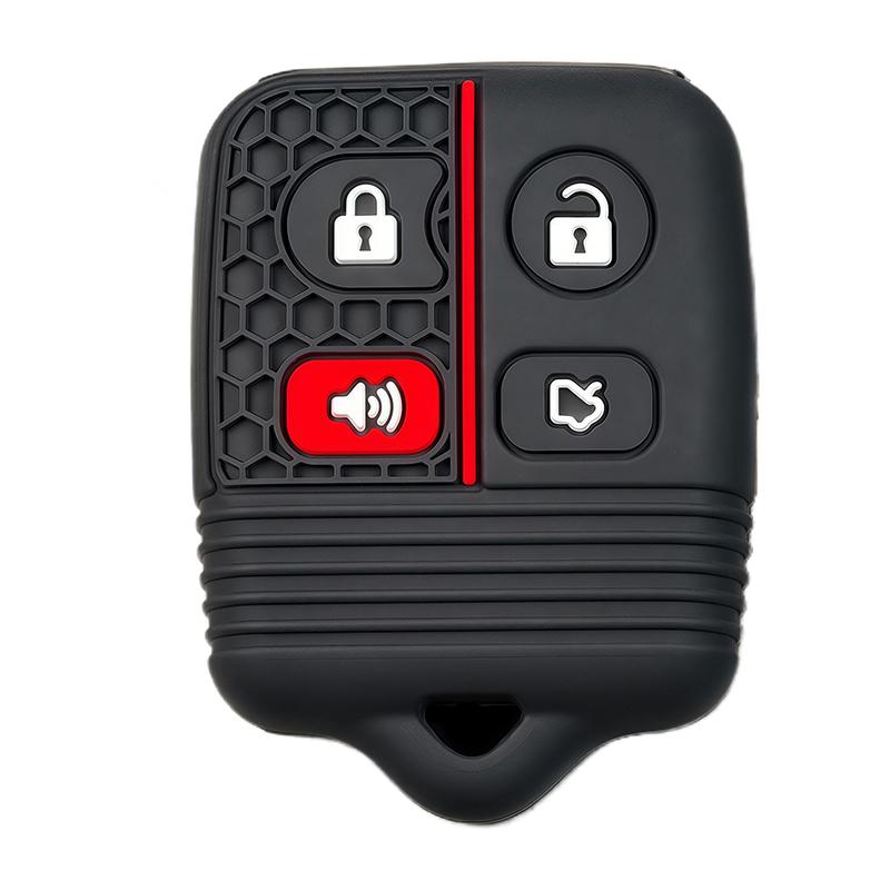 3/4 Buttons Car Key Case Cover Fibler Silicone For Ford Escape F 150 Explorer 2001 - 2007