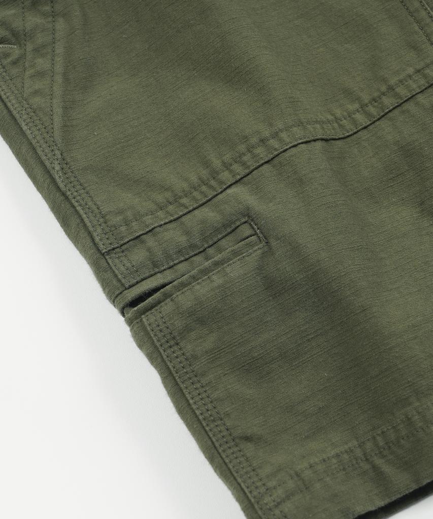 FRIZMWORKS Backsatin Essential Fatigue Shorts _ Olive