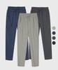 EZBUY Ice Bucket Men'S Tricot Plain Elastic Waist Pants 4 Colors (Type B)