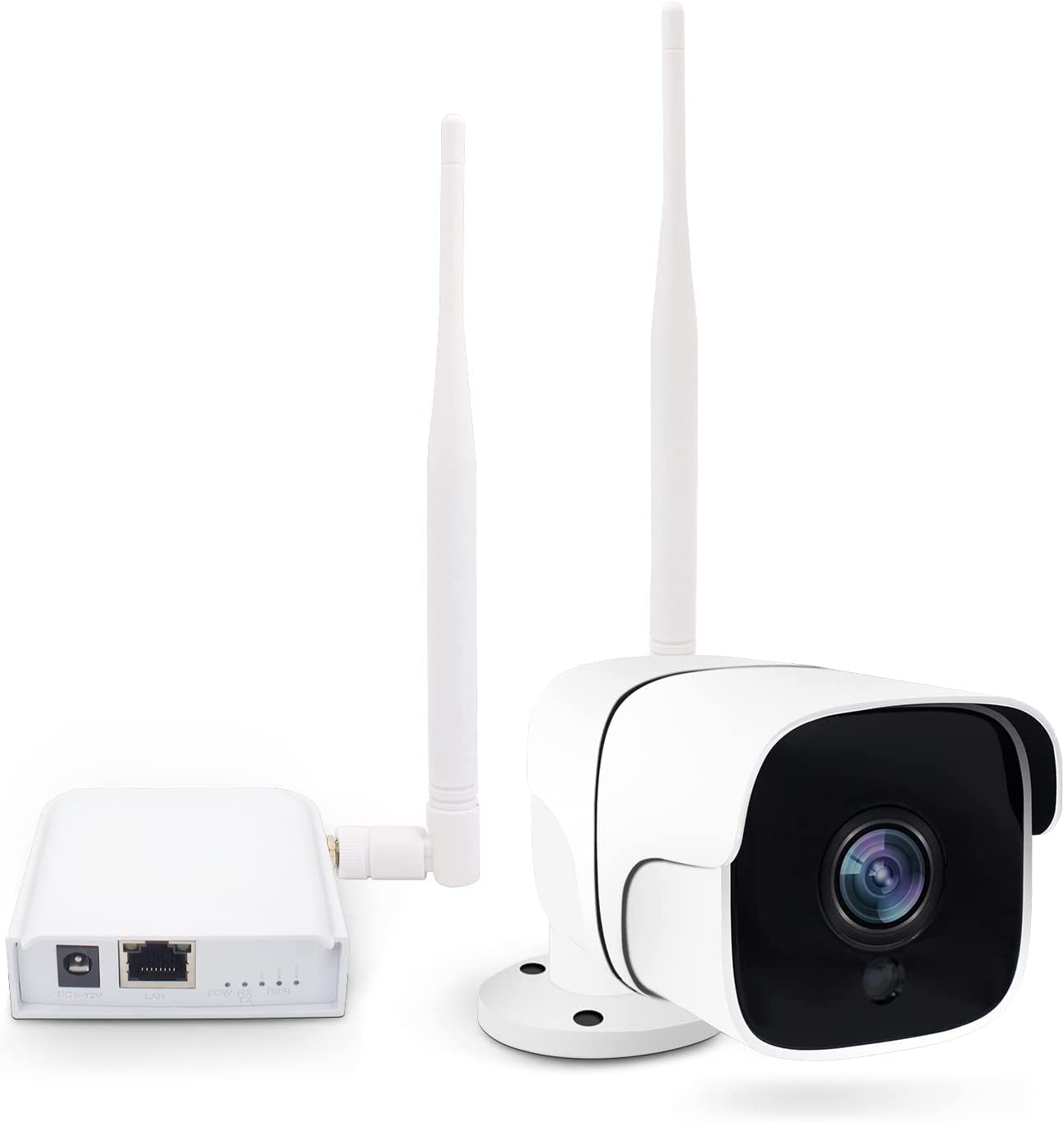 

2MP High-Resolution Long-Range Security Camera, Outdoor Wi-Fi, 20dBi Antenna, Nighttime Color Shooting, Wide-Angle Shooting, Continuous Recording, Bod