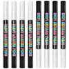 Refillable Plastic Paintbrush Pens Empty Tube 8Pack Leak Proof Tip For Detailed Artwork And DIY Projects Art Supply