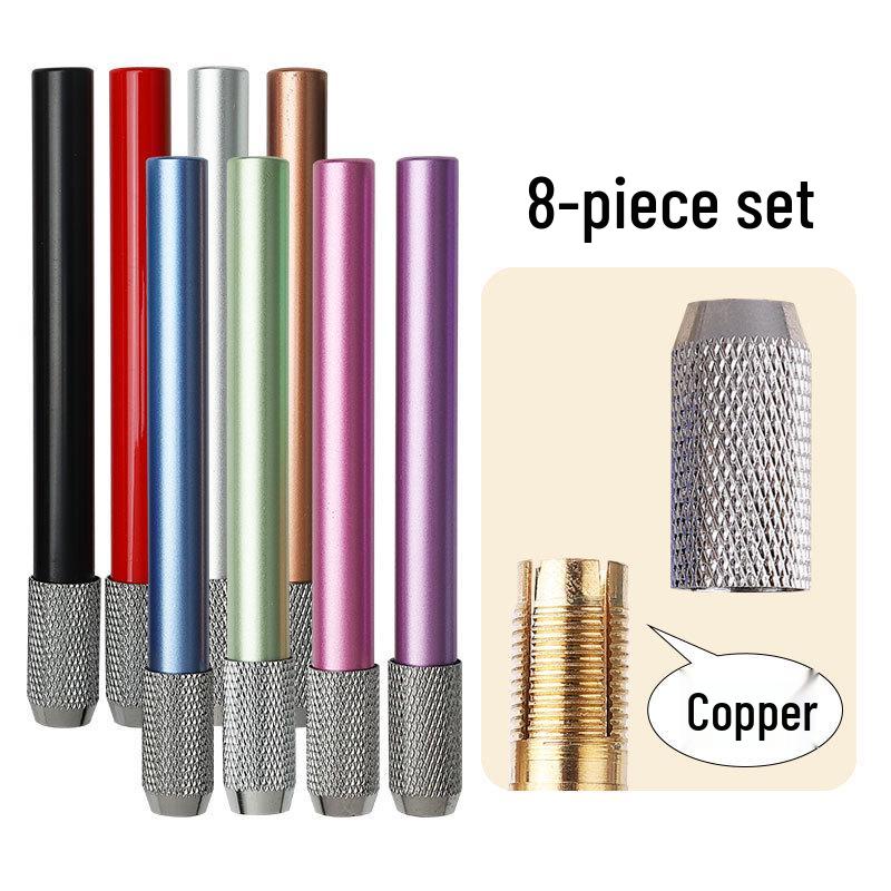 Dual-Ended Metal Pencil Extender & Cap Holder