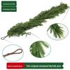 Nofox Rattan Pine Needle Christmas Wreath Decoration