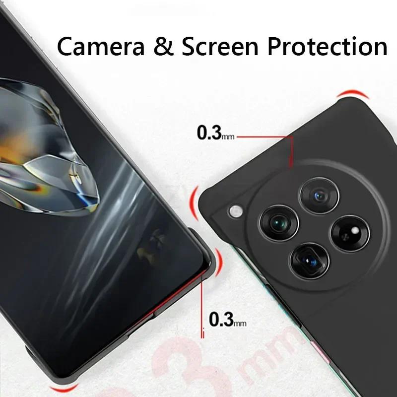 Frameless Slim Skin Matte Hard Back Cover Case On For OnePlus 13 13R One Plus 13 OnePlus13 OnePlus13R G ShockProof Fundas Coque