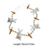 Spring Garland 2.2 Ft Rustic Carrot Felt Holiday Garland Decoration Banner For Wall Mantel Fireplace Home Farmhouse Indoor