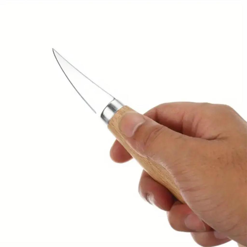 2pcs Wood Carving Kit Hand Carving Knife Set with Needle File Wood Spoon Carving Kit for Beginners Whittling Multipropose Tools