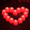 10Pcs colorful Mini LED Tea Lights Glow Electric Birthday Candle