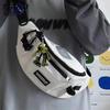 Japanese Workwear Style Messenger Bag: Versatile Men's Waist, Shoulder, & Chest Bag for Sport, Cycling & Casual Use