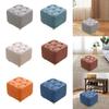Smooth Solid Wood Foot Stool Rounded Edges Burr-Free Edges Shoe Changing Bench Stable Support Legs Anti-Slip Pads Wooden Stool