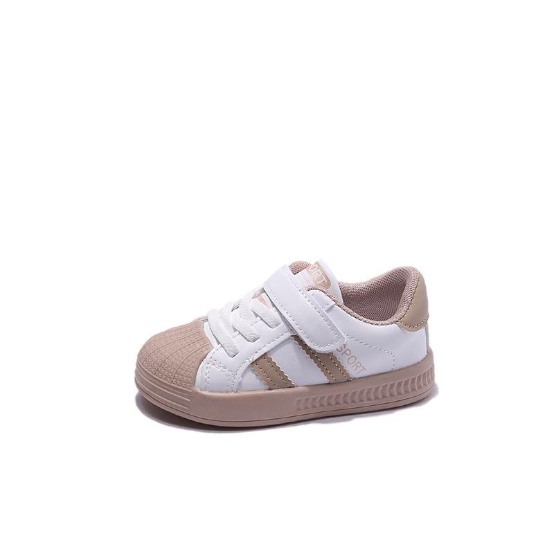 Unisex Kids' Casual Sneakers, Versatile Spring/Autumn Baby Walking Shoes, Children's Kindergarten White Shoes & Infant Footwear.