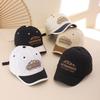 Fashion Embroidered Letter Patched Mountain Peak Short Brim Baseball Cap, Soft Top Adjustable Snapback Hat for Outdoor Cycling