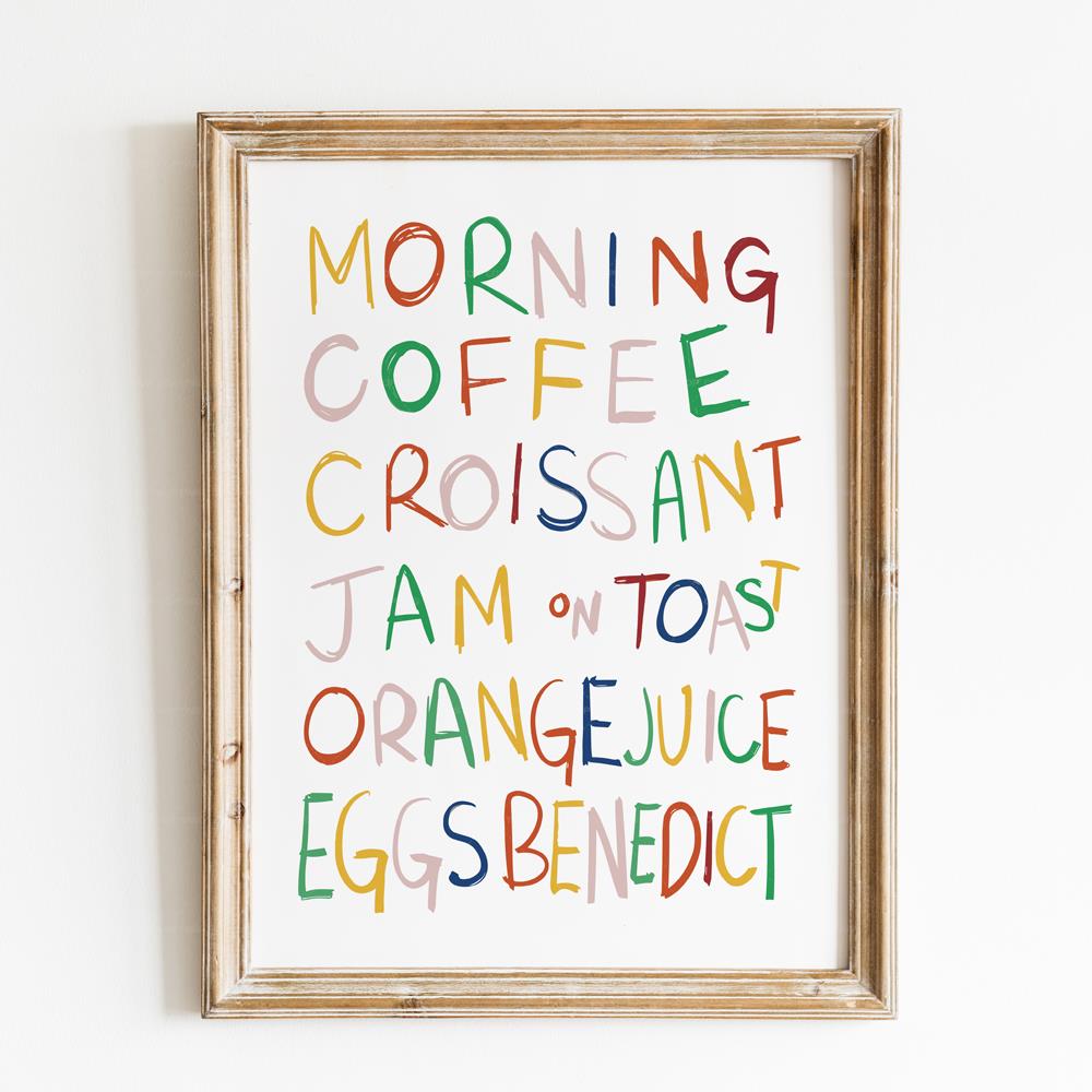 

Современный Желаю хорошего дня Viva Italia Утренний кофе Пицца Цитаты Настенные художественные принты Картина на холсте Постер Картины для кухни Комната 21x30cm No Framed