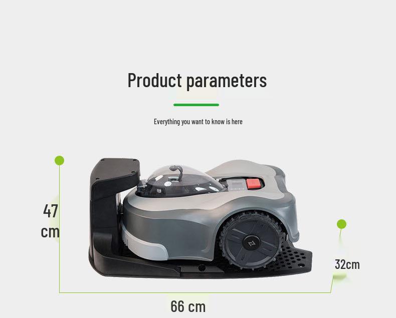 Smart Electric Lawnmower & Trimmer with Mobile Path Planning