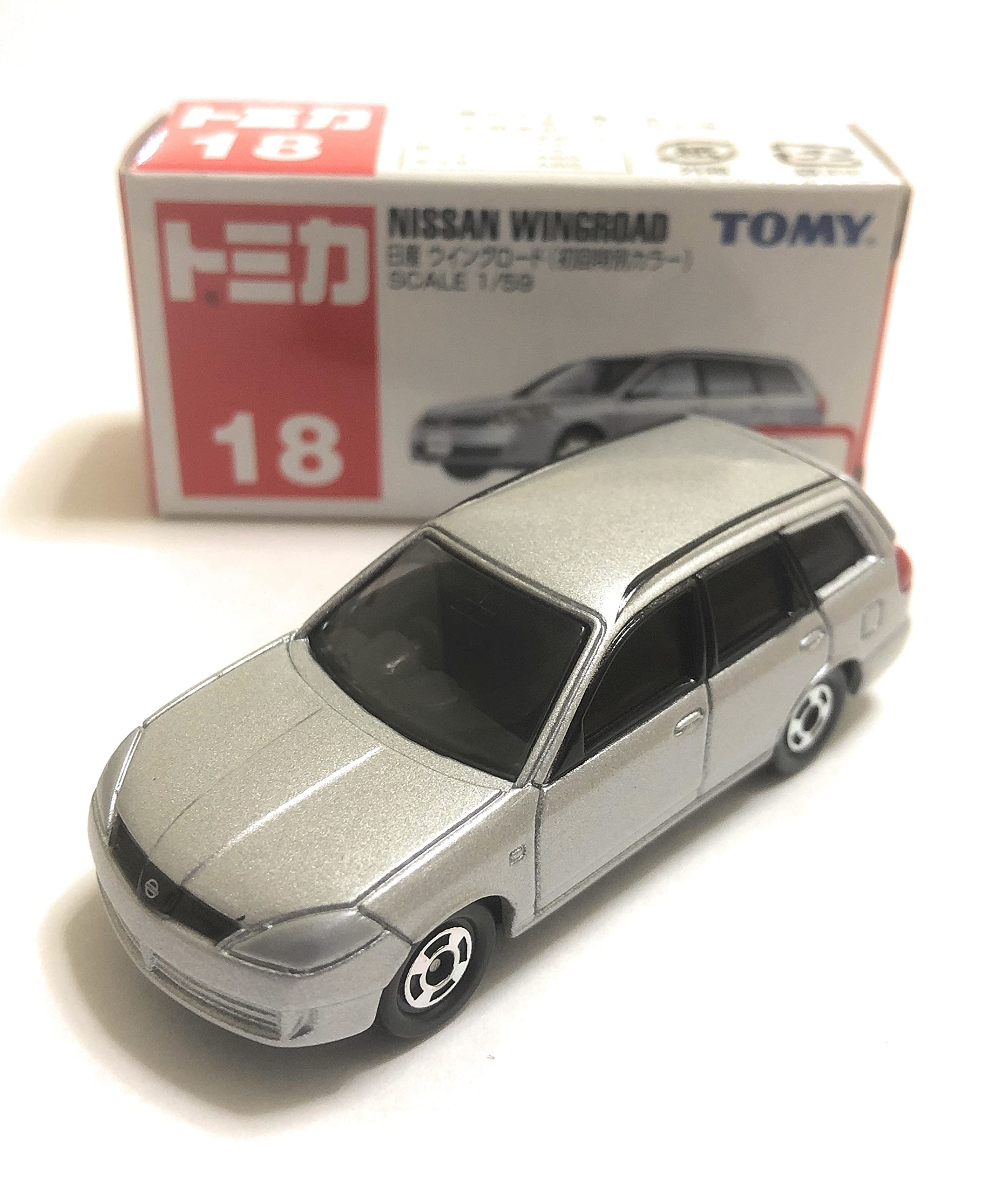 

Tomica Nissan Wingroad Специальный цвет первого издания 018 синий