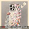 Applicable to Apple 17 feather yarn mobile phone case iphone15promax16 small fresh 14 spring flowers 13 anti-drop 12