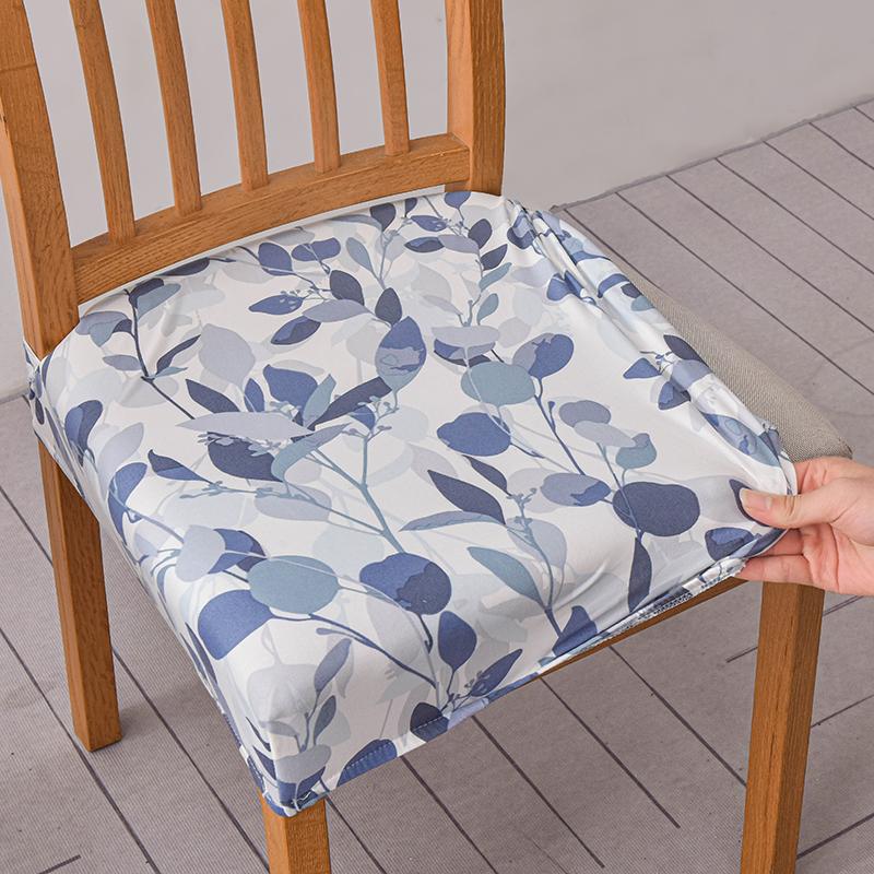 Stretch Dining Chair Seat Covers Set Soft Removable Washable Seat Covers for Dining Chairs, Dining Room Seat Cover Slipcover Protector
