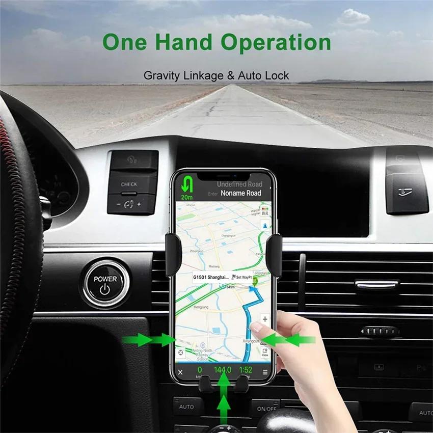 Wireless Charging Phone Car Holder Charger 30W For iPhone 15 14 13 12 11 Pro XS Max XR Samsung Xiaomi Fast Car Wireless Chargers