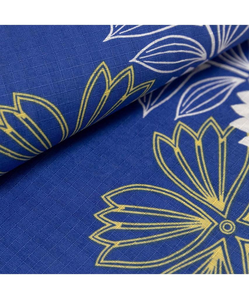 Yukata Change Set Heiko Junior Girls Gunjo [KYOETSU] Set, Yukata, Two-Part Type, Girls, Unbleached, Weave, 2-piece (Yukata, Obi), (5. Nadeshiko,