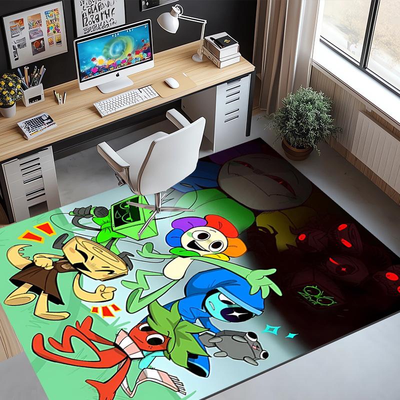 Dandy's World Pattern Rug, Indoor/Outdoor Mat, for Picnic, Gameroom, Bedroom, Office, Living Room, Home Decor Carpet, Birthday Gift