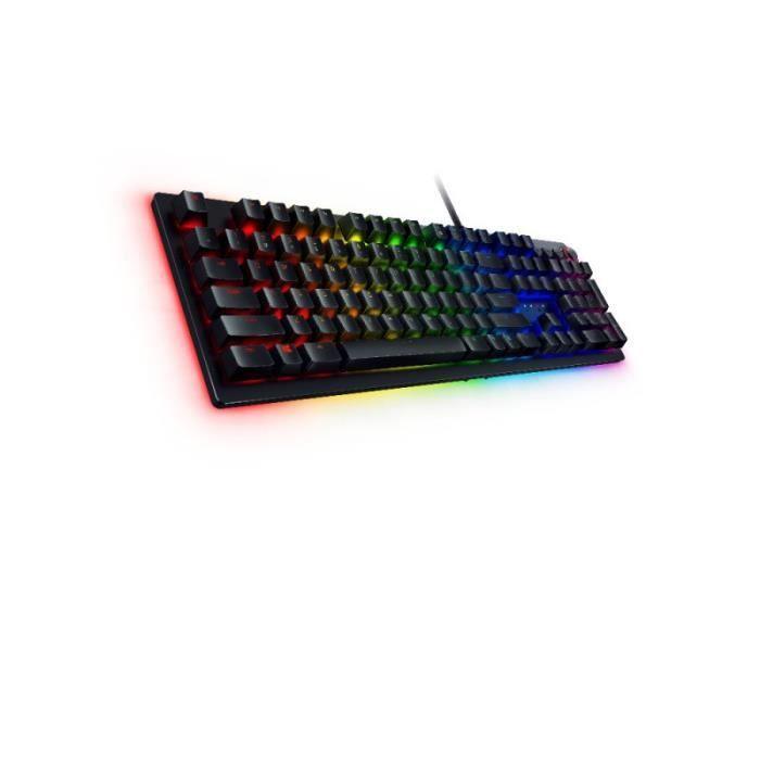 Clavier gaming - RAZER - Huntsman Elite - Filaire - Rétroéclairage RGB - Opto-mécanique