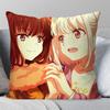 Lycoris Recoil Animation Pillow Case Square Pillow Bedroom Sofa Leisure Comfort Cushion Car Living Room Home Decoration 40X40