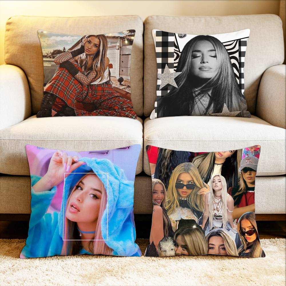 Music Singer Llola Indigo Various Sizes Square Pillow Case For Car Home Bedchamber Decor