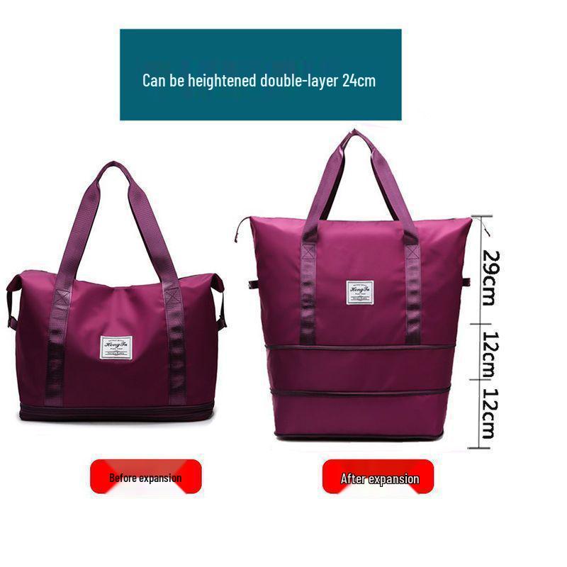 Dreilagige Duffle-Tasche für Wehen und Geburt mit Rädern - Handliche Reisetasche mit großem Fassungsvermögen für Frauen