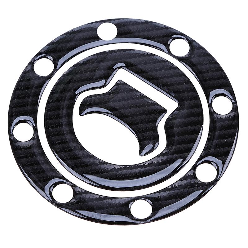 5/8 Holes Carbon Fiber Oil Tank Cap Motorcycle Fuel Gas Covers Pad Stickers for Suzuki GSXR 600 750 1000 1300