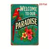 Retro Style Metal Sign for Home Decor