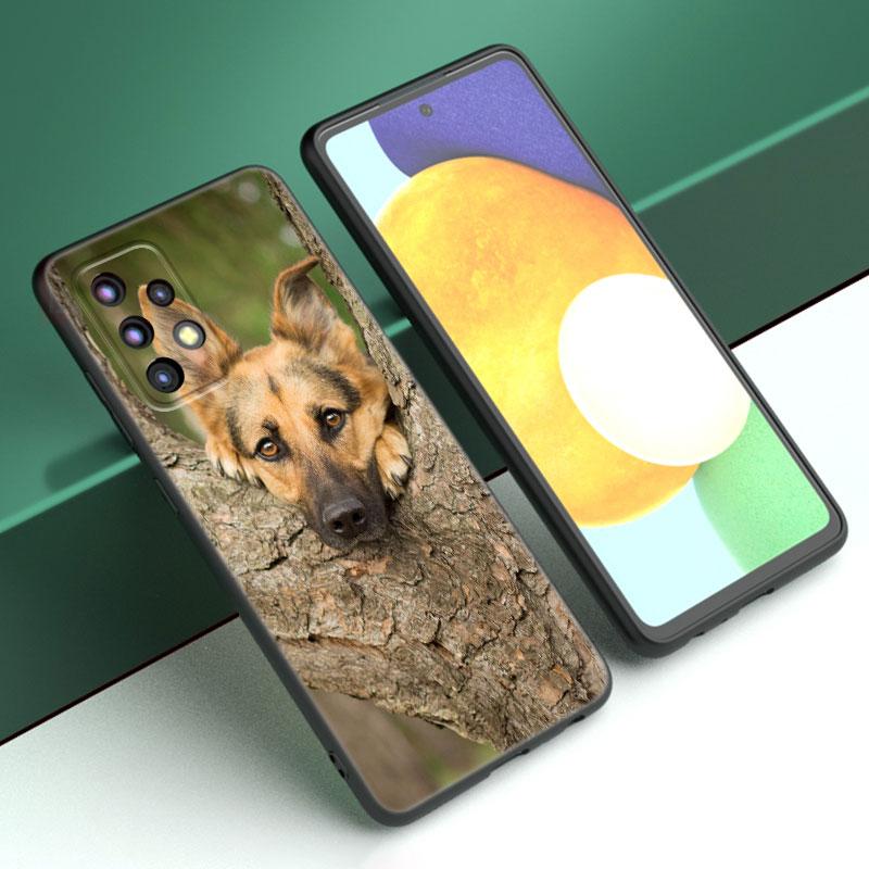 German Shepherd Dog Phone Case For Samsung A13 A22 A24 A32 A23 A25 A34 A35 A52S A53 A54 A55 A73 A12 A14 A15 A31 A33 A50 A51 A72