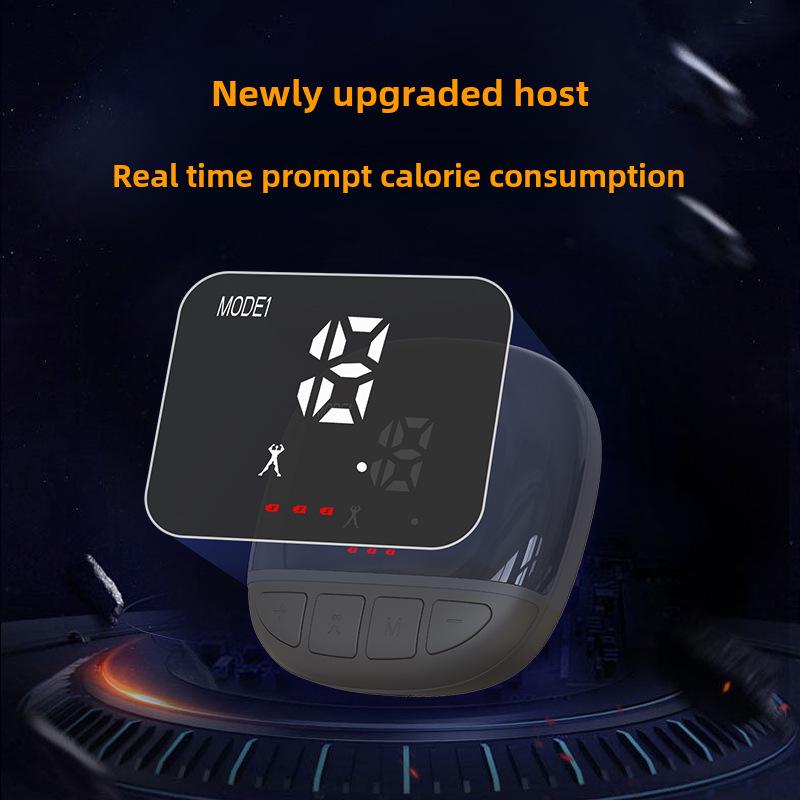EMS Abdominal Muscle Metal Sheet Belt - Fitness & Fat Burning Exercise Device