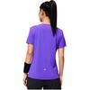 Li Ning Running Series Solid Color Reflective Quick-Dry Breathable Short Sleeve T-Shirt Women Tops Fluorescent-Starry-Purple ATST522-5