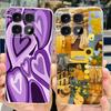 For Xiaomi 14T Pro Case Stylish Flowers Painted Cover 6.67'' Clear Silicone Phone Case For Xiaomi Mi 14T 14TPro Mi14T Soft Shell