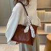 Large Capacity Women PU Shoulder Bag with Small Bag PU Underarm Bag  Office