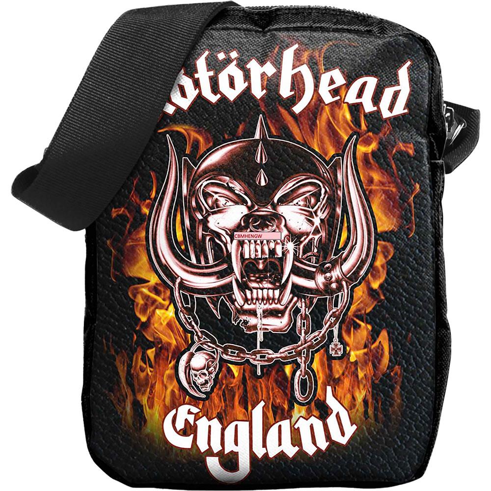 Motorhead England Fire Crossbody Bag