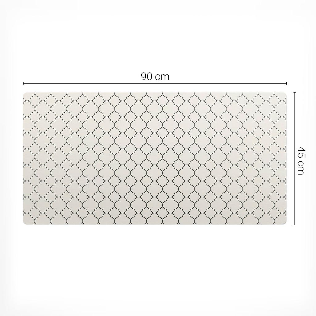 Anti-slip Mat for Mouse and Keyboard Geometric Pattern 90X45 Cm