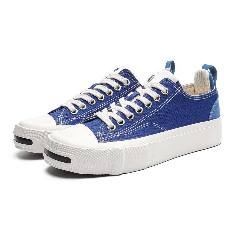 Men's Korean Style Thick Sole Retro Canvas Shoes - Casual, Versatile, Summer-Ready with Height Boost