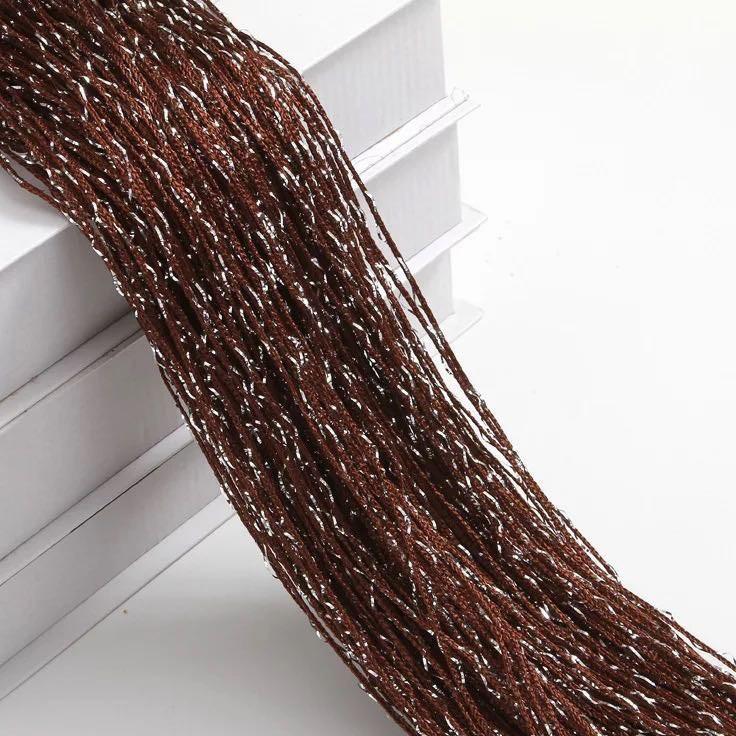 Glitter Door String Curtain Silver Ribbon Shiny Tassel Flash Line Curtain Valance for Window Room Home Decoration