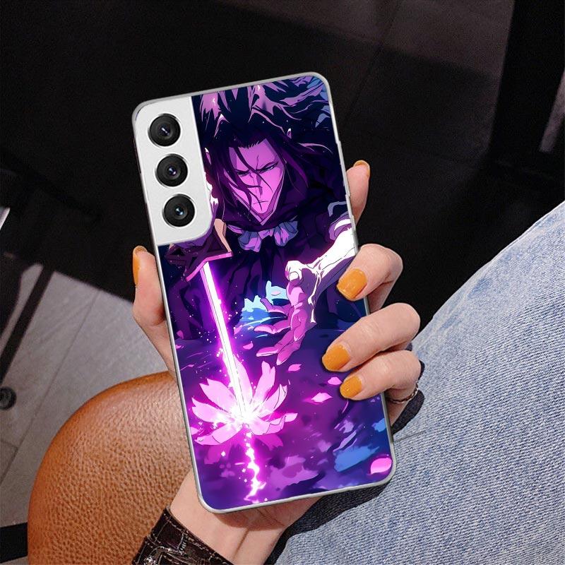 Bleach Kuchiki Byakuya Phnoe Case for Samsung Galaxy S26 S25 Edge S23 S24 Ultra S22 Plus S21 S20 FE Unique Cover Soft Coque Gala