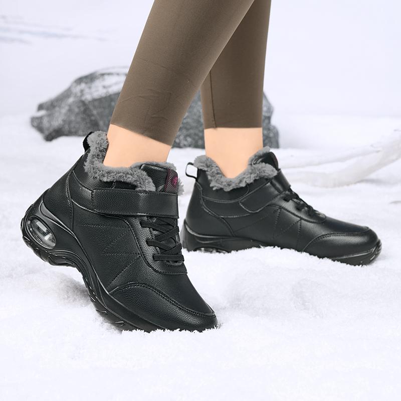 Botas de Invierno Impermeables para Mujer de Talla Grande, Botines Antideslizantes de Goma para Mujer, Botas de Nieve, Zapatos Cálidos de Invierno