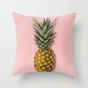 Pink Pattern Pillowcase Office Living Room Home Pillowcase Car Ornaments
