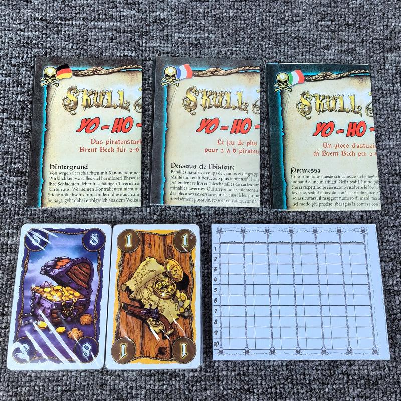 Kull King Skeleton King Ultimatives Piratentrickspiel Party Brettspiel Cover Asset Creator Karten