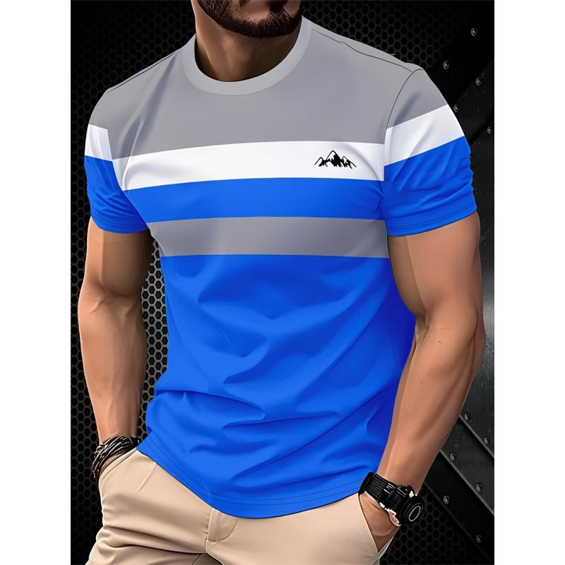 3D Printed T-shirt Casual Oversized Round Neck T-shirt
