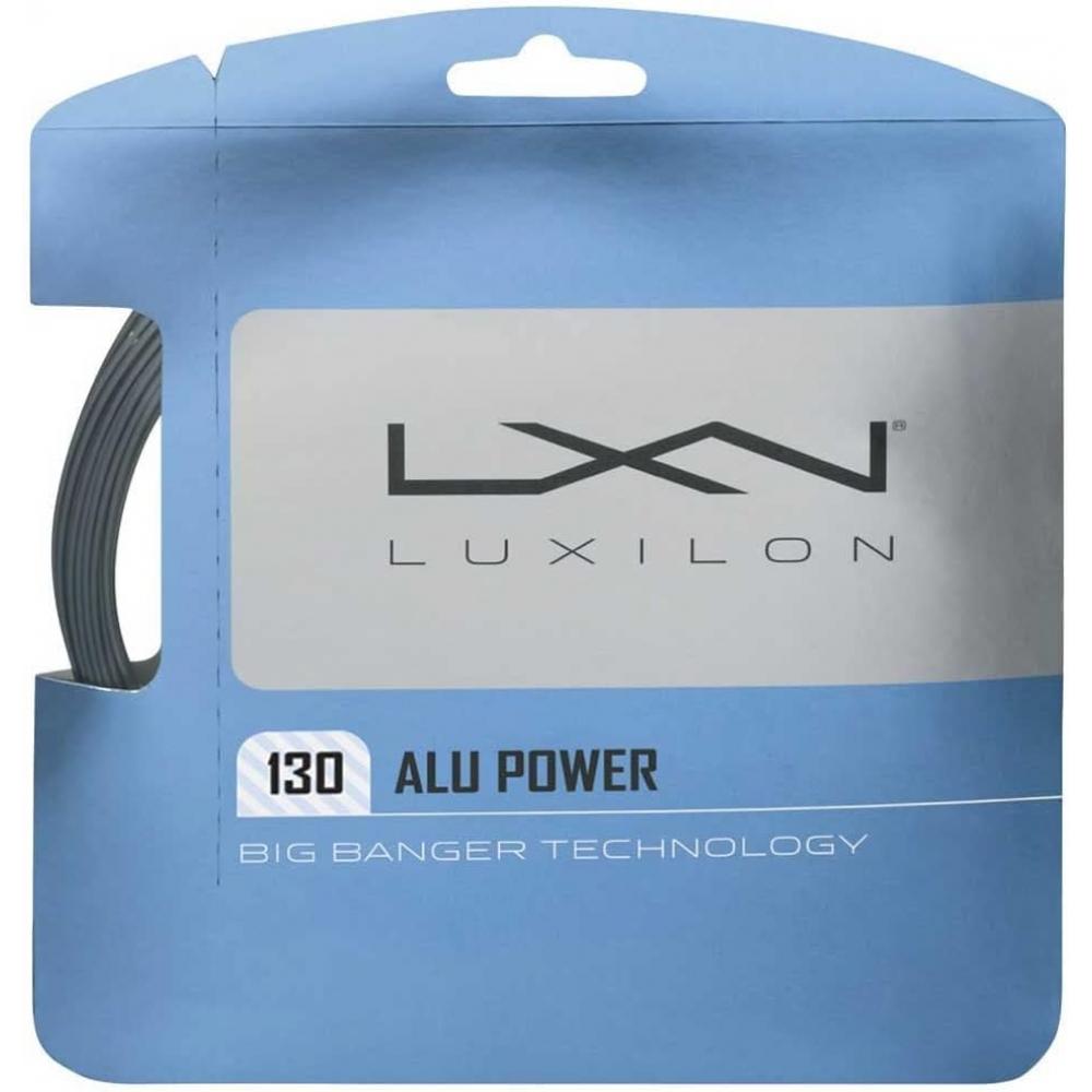 Luxilon Tennis String Gut 200m Reel Alu Power 130 Monofilament Silver