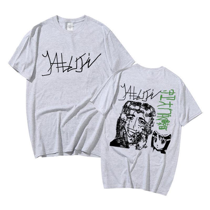 Yabujin Double Sided Printed T-shirt Summer Men Women Fashion Tshirt Male Hip Hop Tees Unisex 100% Cotton T Shirt Short Sleeve