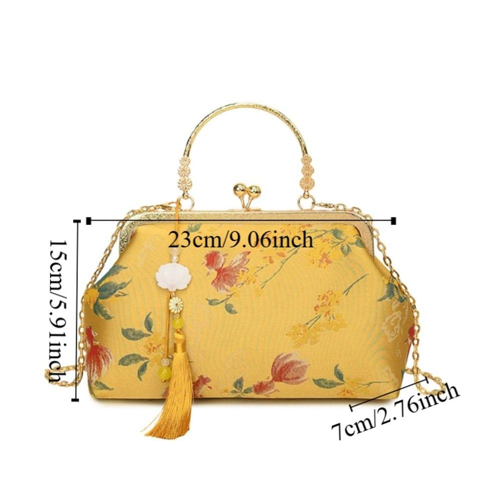 Cheongsam Accessories Chinese Style Handbag Elegant Wrist Bag Trendy Hanfu Clutch Bag  Women
