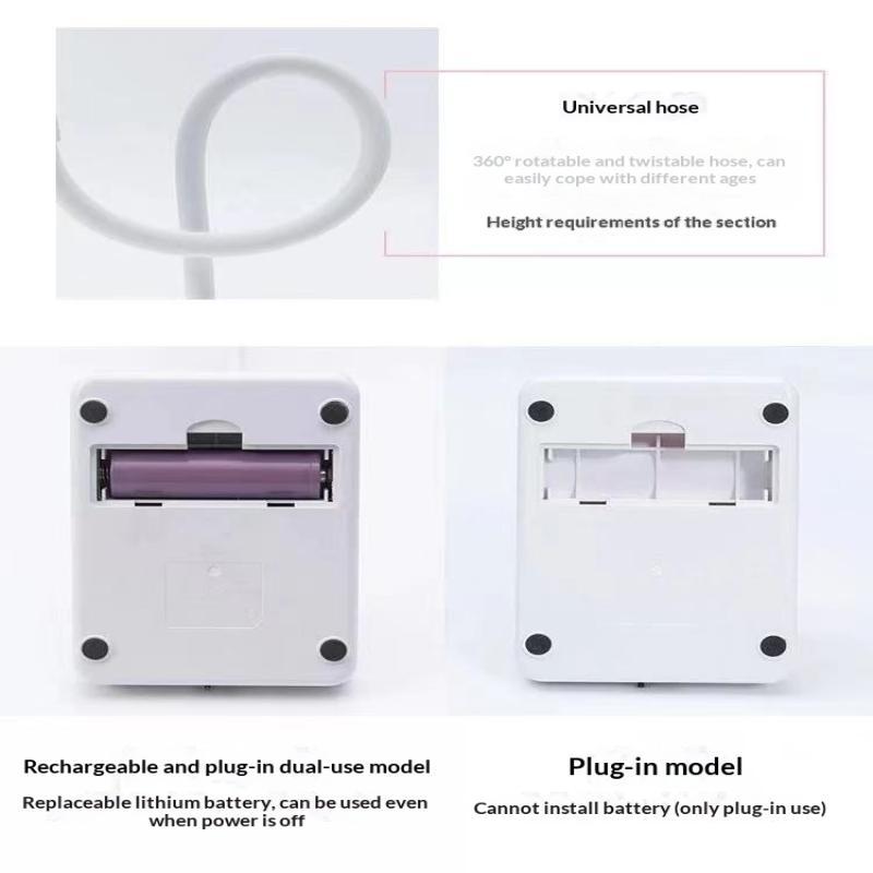 Rechargeable Led Eye Care Desk Lamp With 3 Color Modes Dimmable Phone Stand For Home Office Reading Working
